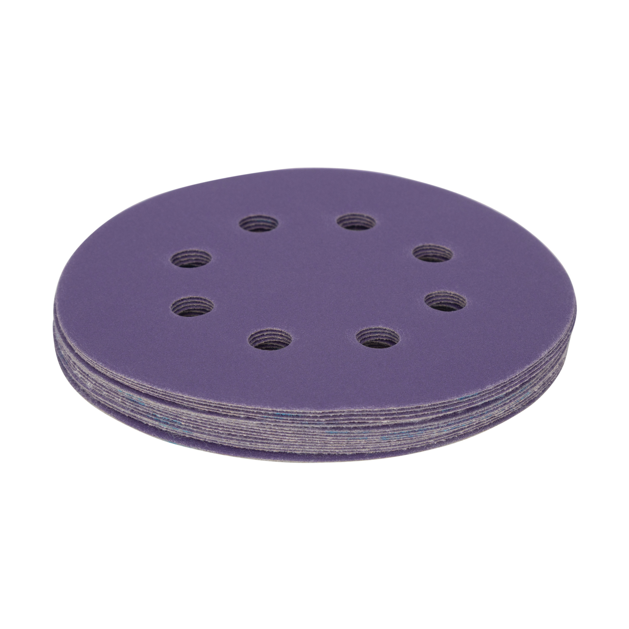Spyder Ceramic Sanding Discs — 5in. x 8-Hole, 320 Grit, Stearate Coating, 15-Pack, Model# 500044